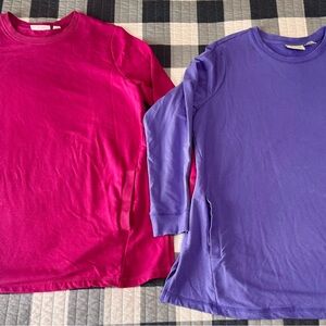 D&Co Active Pink and Purple Light Sweatshirts 🩷💜🩷💜